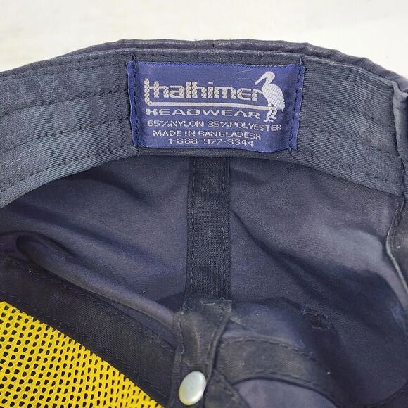 Halhimer Headwear Geo Hat Black Adjustable SnapBack Tracker Cap Hats - Picture 8 of 10